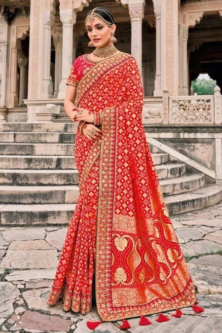 Cornelle Red Patola Saree