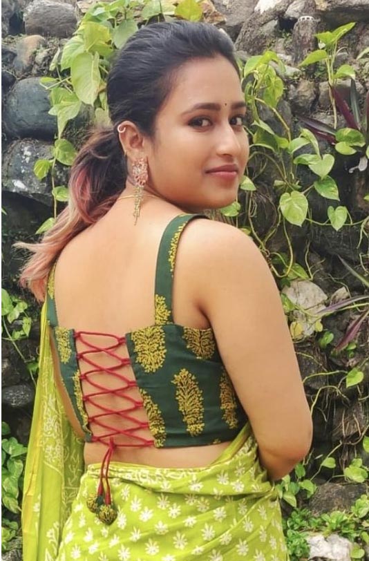 Dori Style Back Blouse Design