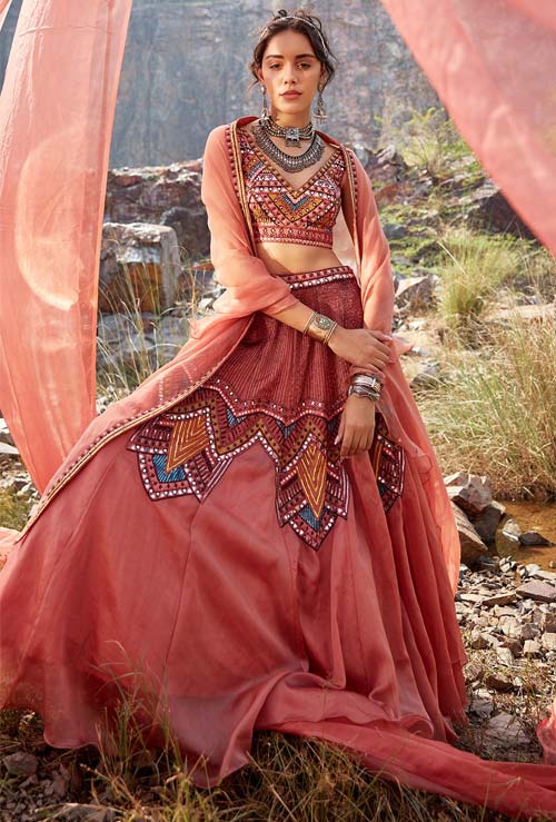 Embroidered Lehenga Set