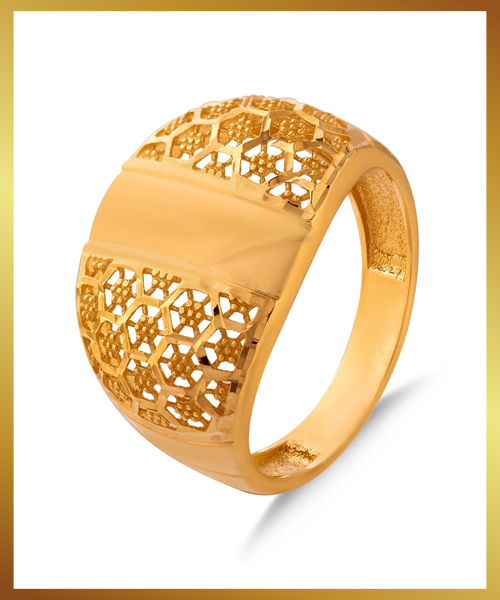 Jaal Design  Gold Ring