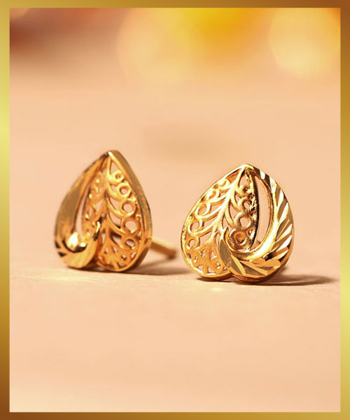Jyoti 22Kt Gold Stud Earrings