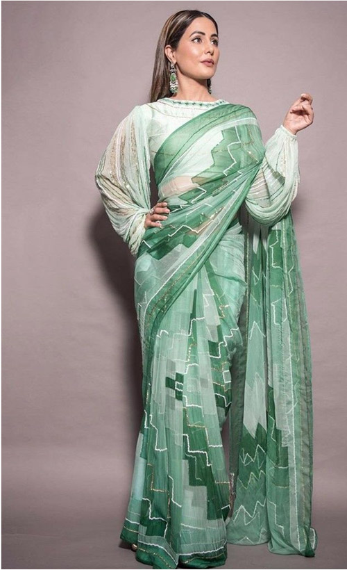 Shimmer Full Sleeves Blouse Design