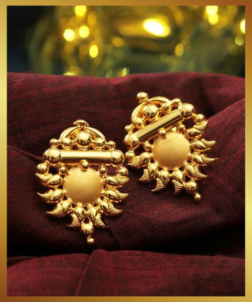 Sunshine Gold Stud Earrings