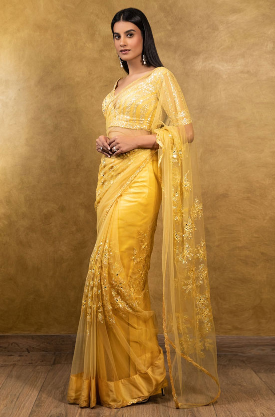 Saree designed by Nikita Gujral