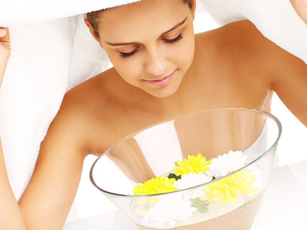 steam facial process