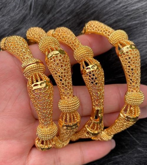 Arabic Style Gold Bangles