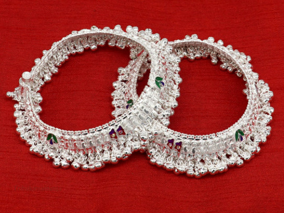 Beautiful Meenakari Anklets