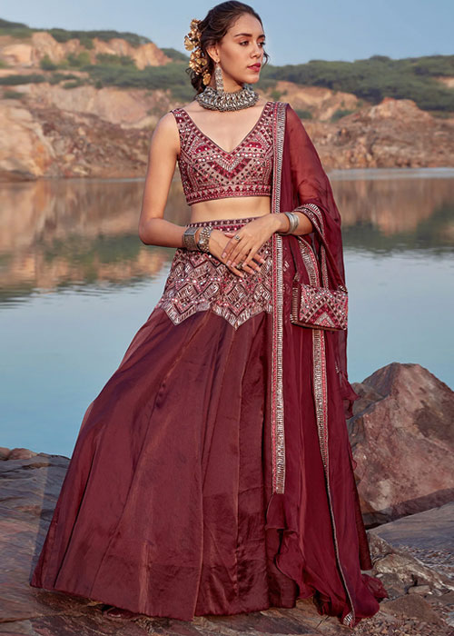 Awigna Embroidered Lehenga Set 