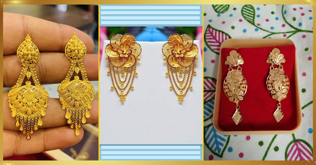 Earrings & Studs | One Gram gold Earrings | Freeup