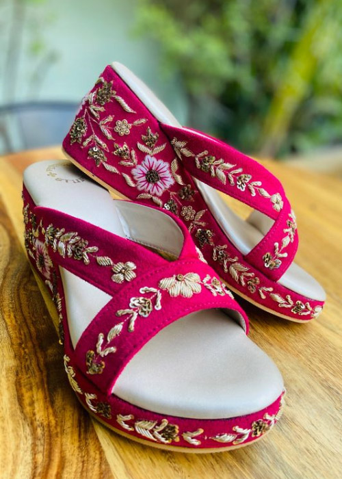 Floral Work Sandals