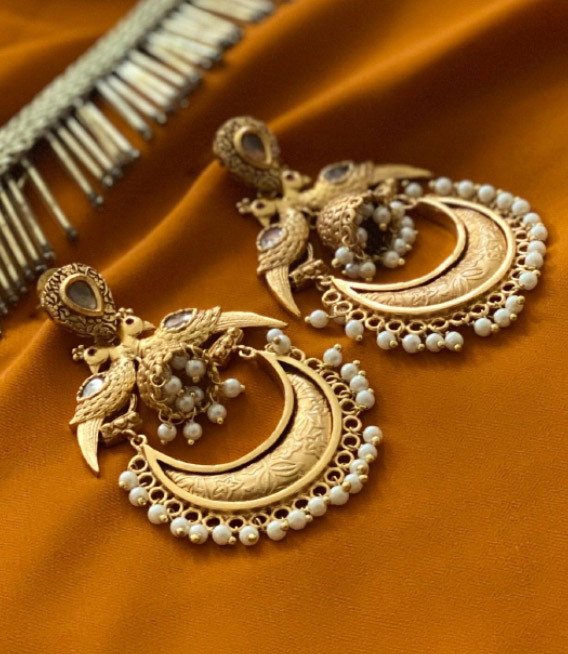 Antique Chandbali Earrings