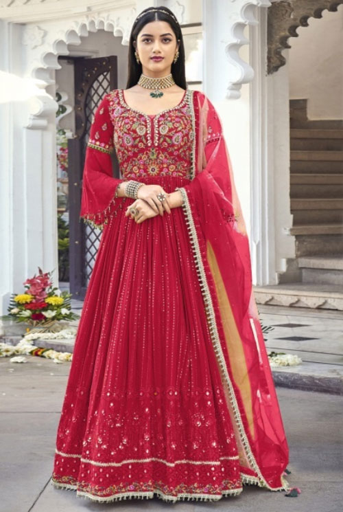 Georgette Anarkali