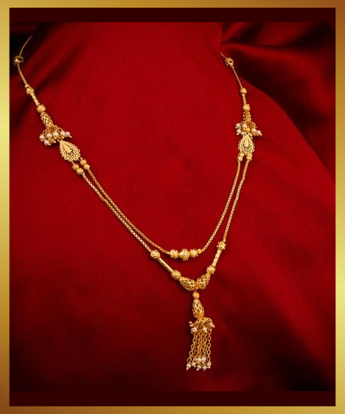 2 Layer Light Weight Gold Necklace