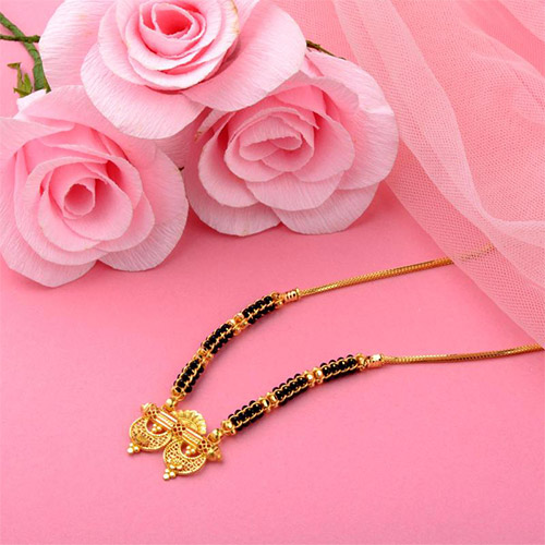 22K Stylish Gold Mangalsutra