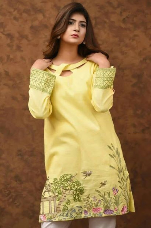 Stylish Kurti Neck