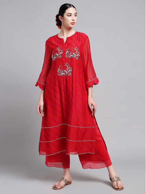 Beautiful Red Kurta