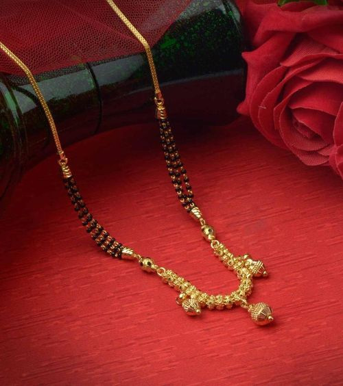 Gold Chain Style Short Mangalsutra