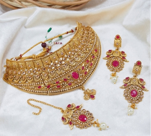 Gold Plated Choker Necklace