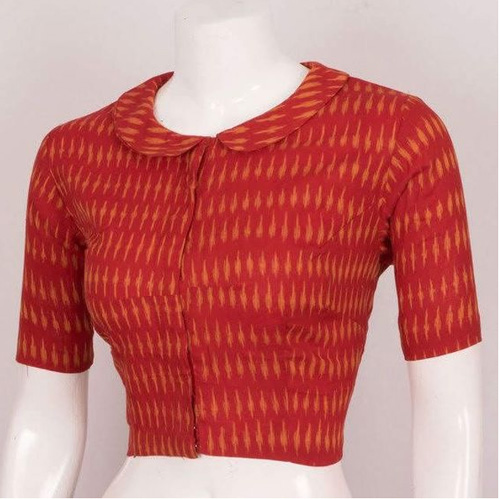 Peter Pan Red Blouse Design