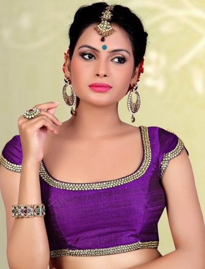 Purple Blouse Design