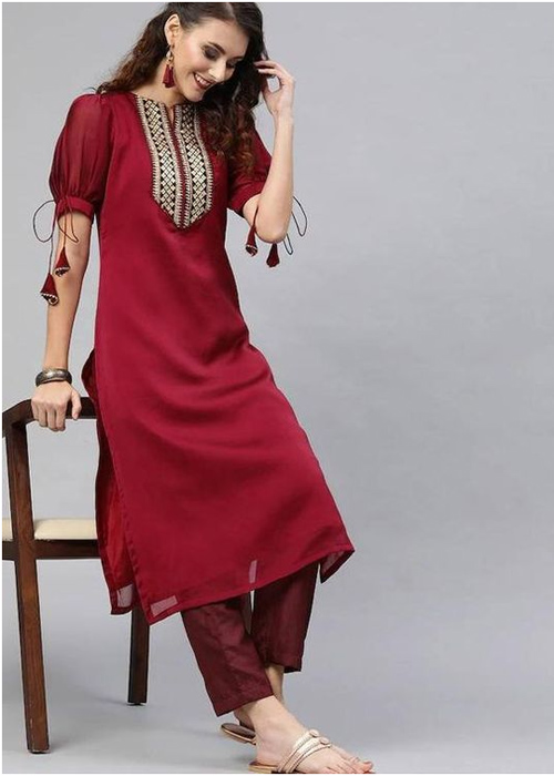 Short Pleated Sleeves Design