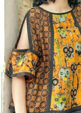 Triangular Cut Out Sleeve Design