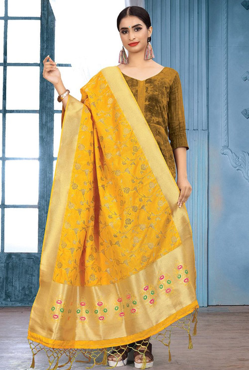 Designer Yellow Blouse