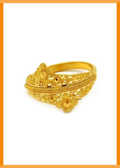 Broad Gold Ring