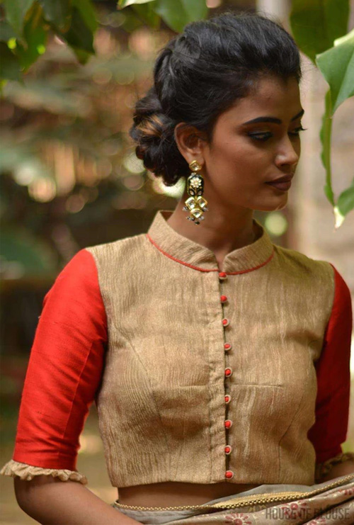 Chinese Collar Blouse Neckline