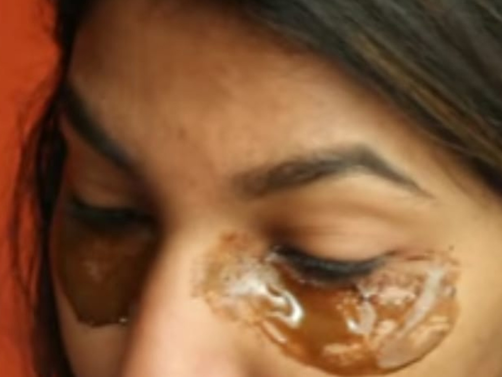 Coffee Powder Under The Eye