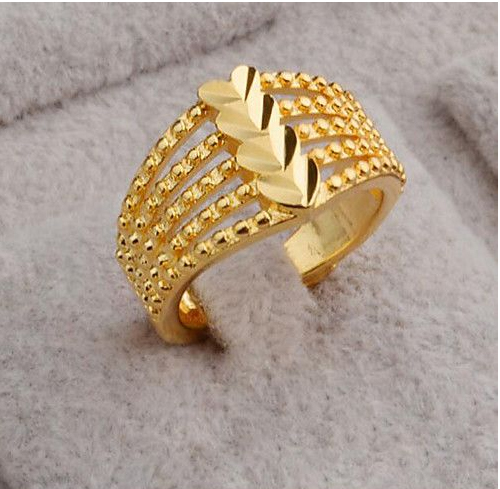 Heart Shape Gold Ring
