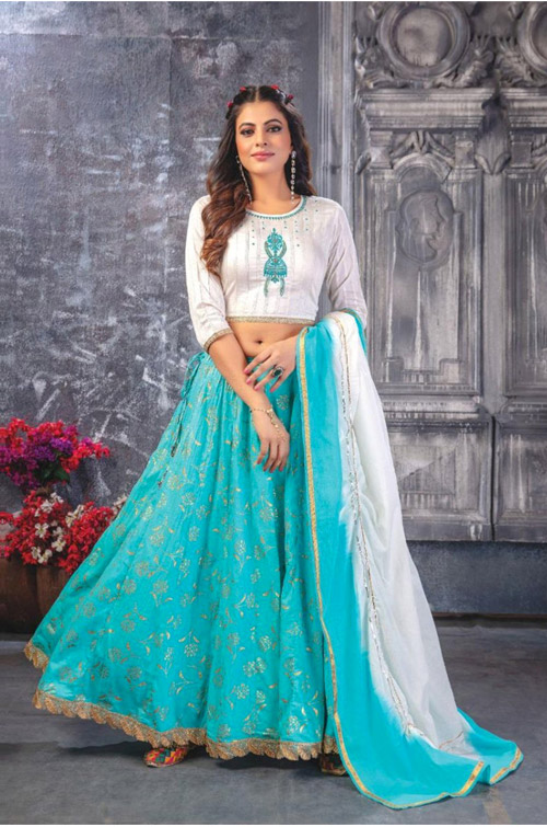Skyblue Skirt