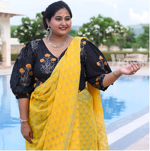 balloon sleeves blouse design