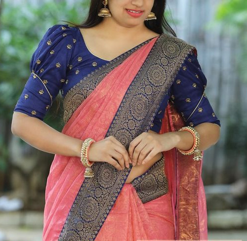 puff sleeves blouse design