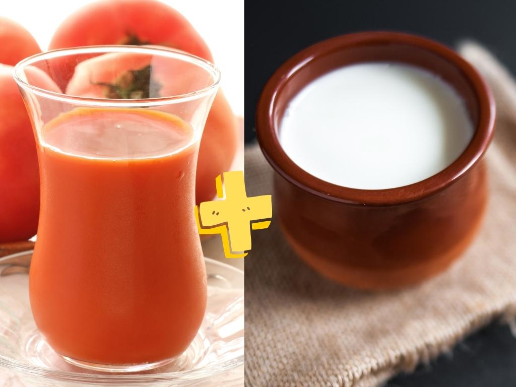 tomato juice curd