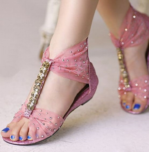 Pink Sandals
