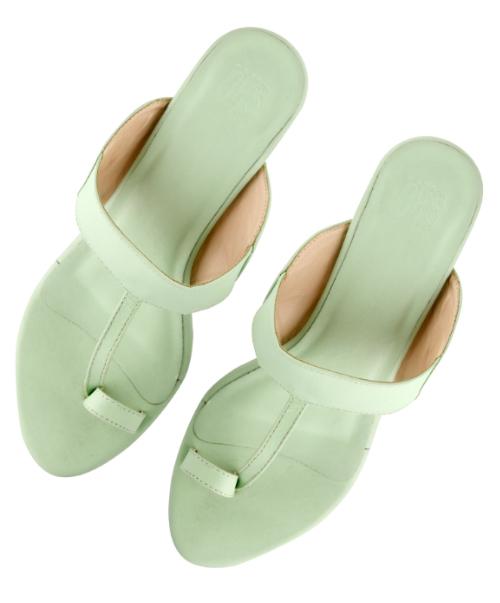 Lime Green Pencil Heels