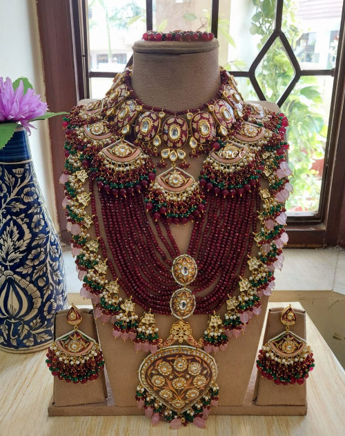 Rajwadi Bridal Set