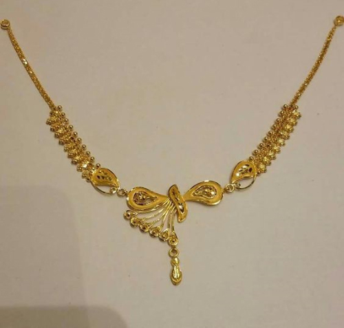 Stylish 10 Gram Gold Necklace