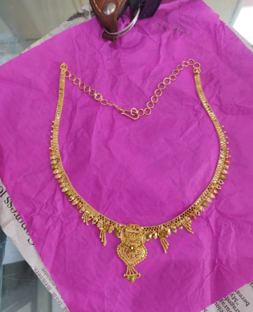 Meenakari 10 Gram Gold Necklace