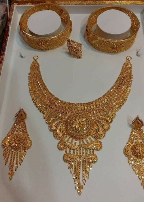 Half Bridal Jewellery Set