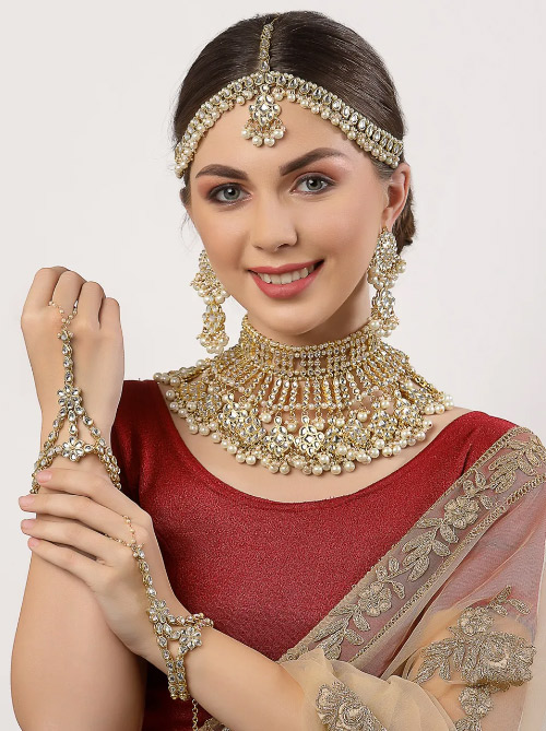 Pearl Bridal Jewellery Set