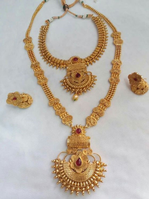 Long Bridal Jewellery Set