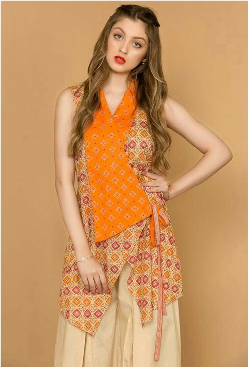 Asymmetrical Kurti Design