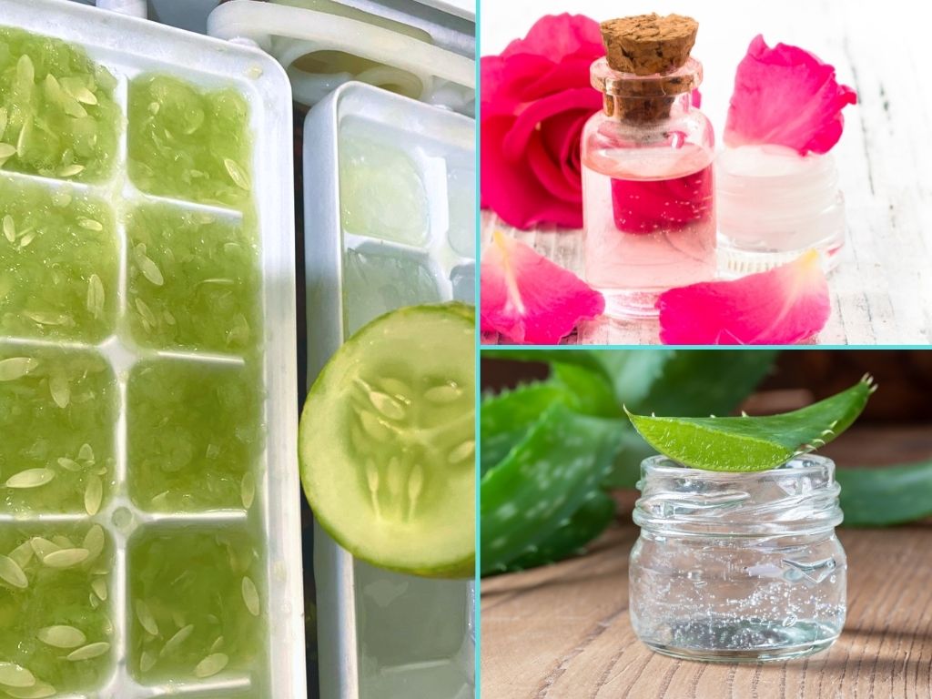 Cucumber, Rose Water, Aloevera Gel