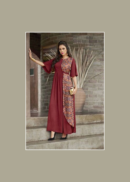 Long Floor Touch Kurti