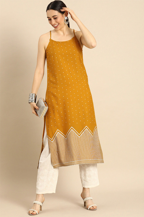 Mustard Kurti