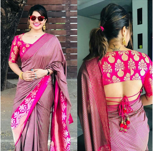 Pink Blouse Design