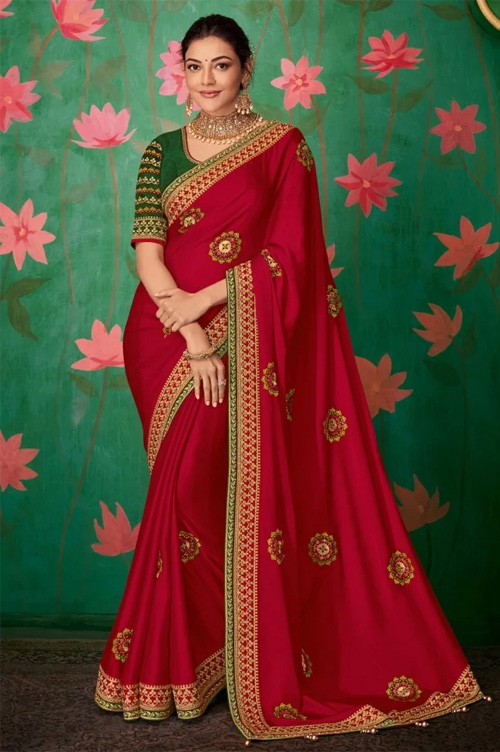 Satin Georgette Saree