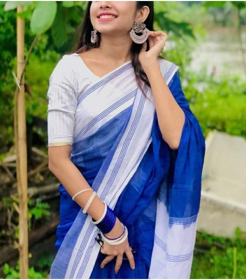 White And Blue Bangles